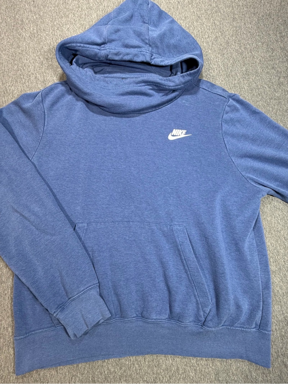 Nike Sportswear Women’s Medium Blue Funnel Necked Goodie Pullover BV4526-469